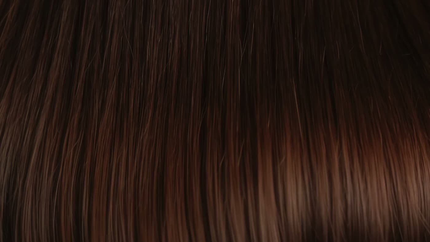 Cabello sellado, con brillo